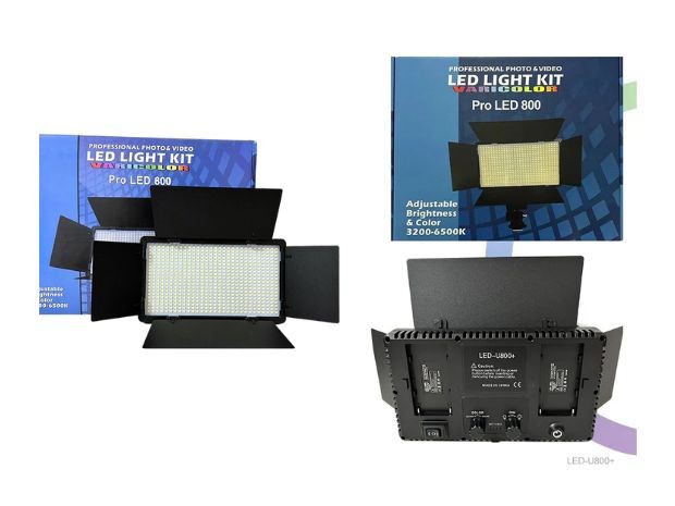 &u+ PANEL LED FOTOGRAFIA PROFESIONAL RGB 800 LED-U800+